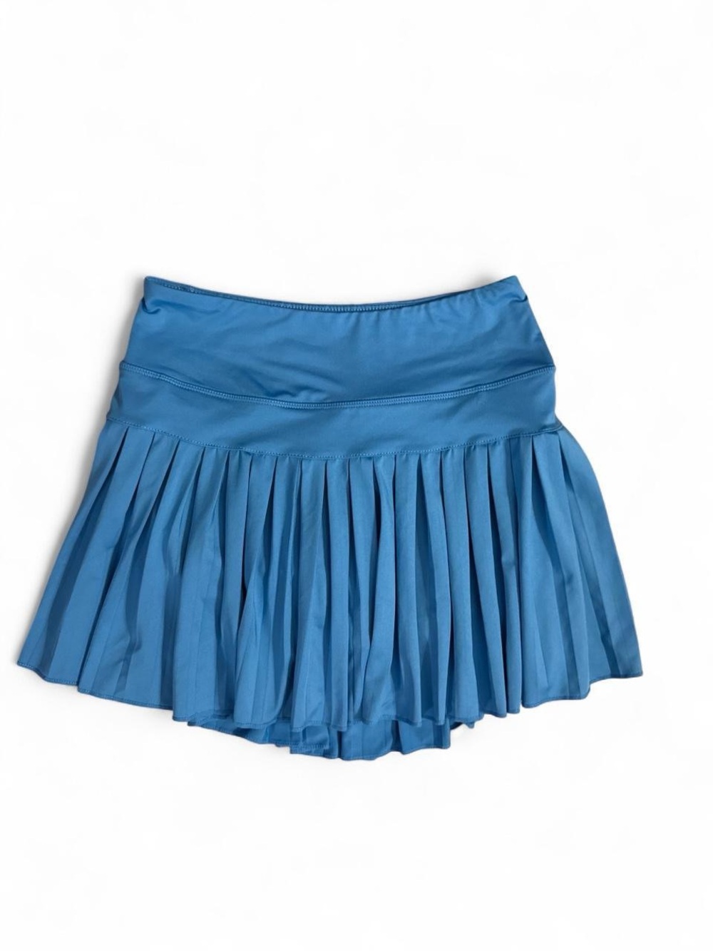 Gianni Bini Blue Pleated Skater Skirt